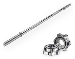 VirtuFit Halterstang - 120 cm - Schroefsluiting - 30 mm