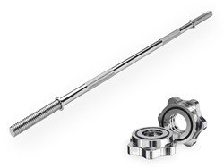 VirtuFit Barbell bar - 170 cm - Spin Collars - 30 mm