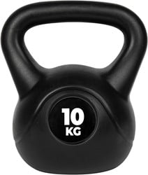 VirtuFit PVC Kettlebell - 10 kg - Black