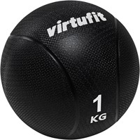 VirtuFit Medicijnbal Pro - Medicine Ball  - 1 kg - Rubber - Zwart-2