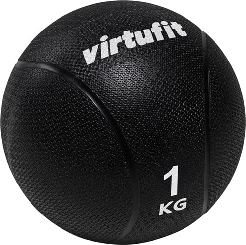 VirtuFit Medicijnbal Pro - Medicine Ball  - 1 kg - Rubber - Zwart-2