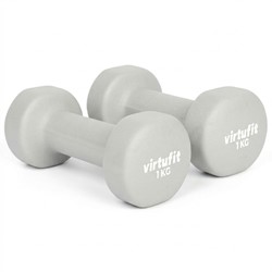VirtuFit Vinyl Dumbbell Set Pro - 2 x 1 kg