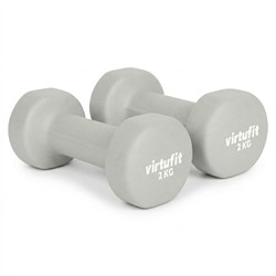 VirtuFit Vinyl Dumbbell Set Pro - 2 x 2 kg