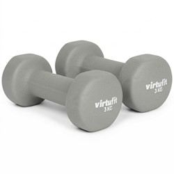 VirtuFit Vinyl Dumbbell Set Pro - 2 x 3 kg