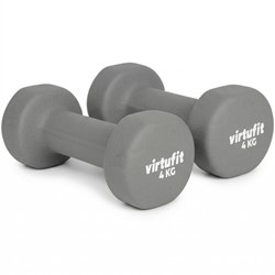 VirtuFit Vinyl Dumbbell Set Pro - 2 x 4 kg