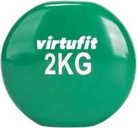 VirtuFit Vinyl Dumbbell Pro - 2 kg - Groen-3