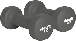 VirtuFit Vinyl Dumbbell Set Pro - 2 x 5 kg