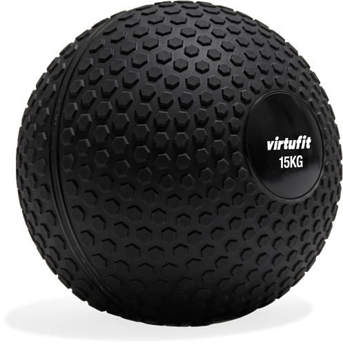 VirtuFit Slam Ball - Fitness Bal - 15 kg - Zwart-2