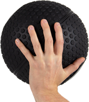 VirtuFit Slam Ball met hand