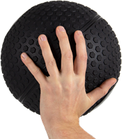 VirtuFit Slam Ball met hand