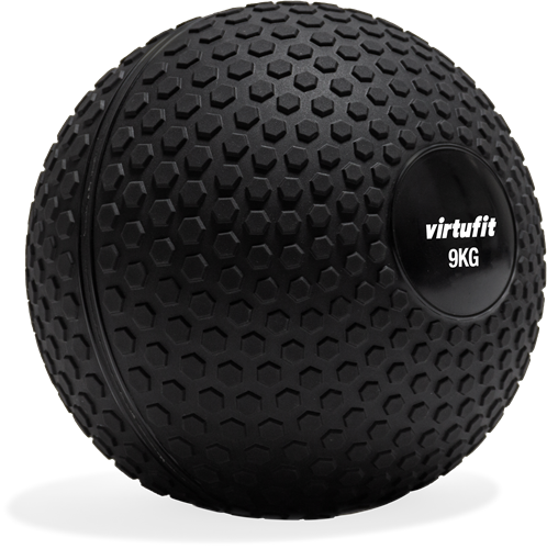 VirtuFit Slam Ball – Fitness Bal – 9 kg – Zwart-2