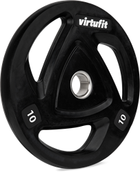 VirtuFit Olympic Rubber Weight Plate - 50 mm - 10 kg