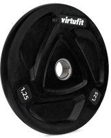 VirtuFit Olympische Rubberen Halterschijf - 1.25 kg