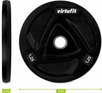 VirtuFit Olympische Rubberen Halterschijf - maten