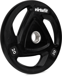 VirtuFit Olympic Rubber Weight Plate - 50 mm - 20 kg