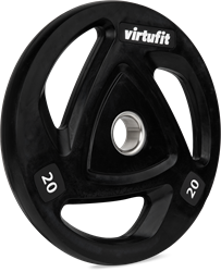VirtuFit Olympische Rubberen Halterschijf - 20 kg