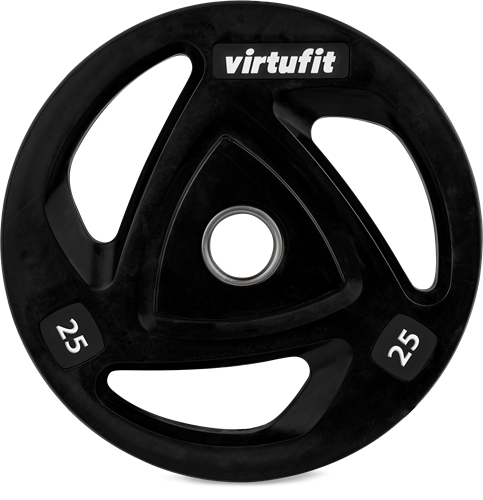 VirtuFit Olympische Rubberen Halterschijf - 25 kg-2