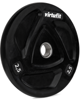 VirtuFit Olympische Rubberen Halterschijf - 2.5 kg