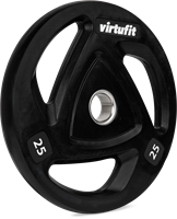 VirtuFit Olympische Rubberen Halterschijf - 25 kg