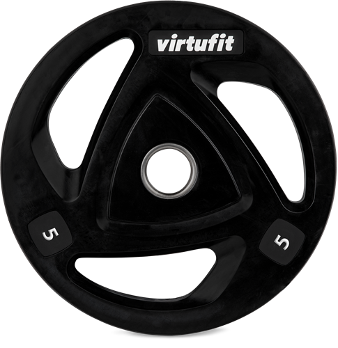 VirtuFit Olympische Rubberen Halterschijf - 5 kg-2