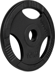 VirtuFit Olympic Cast Iron Weight Plate - 50 mm - 10 kg