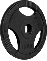 VirtuFit Olympische Gietijzeren Halterschijf - 15 kg