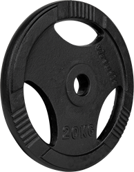 VirtuFit Olympic Cast Iron Weight Plate - 50 mm - 20 kg