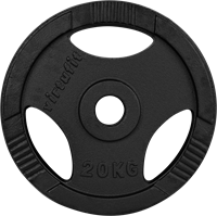 VirtuFit Olympische Gietijzeren Halterschijf - 20 kg-2