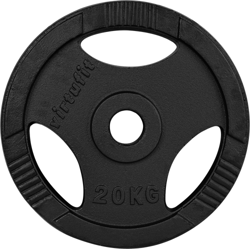 VirtuFit Olympische Gietijzeren Halterschijf - 20 kg-2