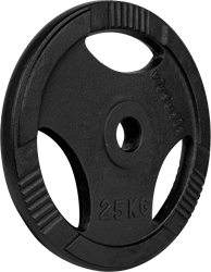 VirtuFit Olympic Cast Iron Weight Plate - 50 mm - 25 kg