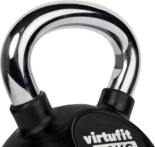 VirtuFit Kettlebell - Rubber/Chroom - 10 kg-3