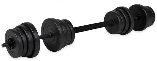 VirtuFit Verstelbare Dumbbellset - 2 in 1 Set - 30 kg - Vinyl-2