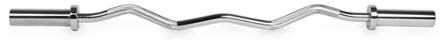 VirtuFit Olympische EZ Curl Bar - Halterstang - 120 cm-2