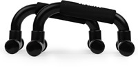 VirtuFit Push Up Bars - PVC - Black-2