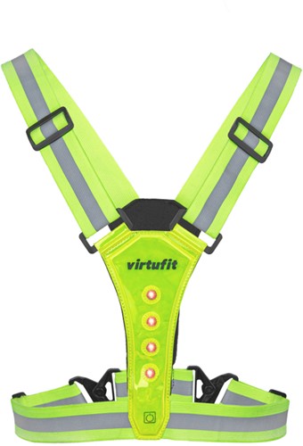 VirtuFit Reflecterend Veiligheidsvest met LED - Hardloopverlichting