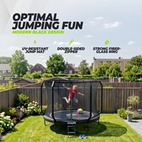 VirtuFit Premium Trampoline with Safety Net - Black - 305 cm-3