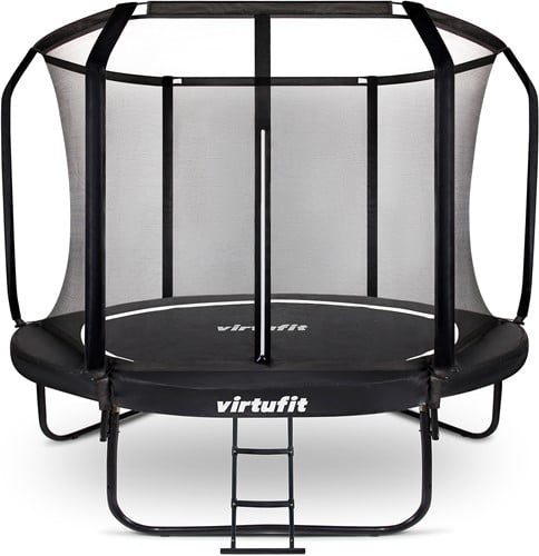 VirtuFit Premium Trampoline met Veiligheidsnet - Zwart - 366 cm-2