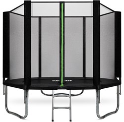 VirtuFit Trampoline met Veiligheidsnet - Zwart - 251 cm
