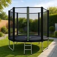 VirtuFit Trampoline met Veiligheidsnet - Zwart - 305 cm-2