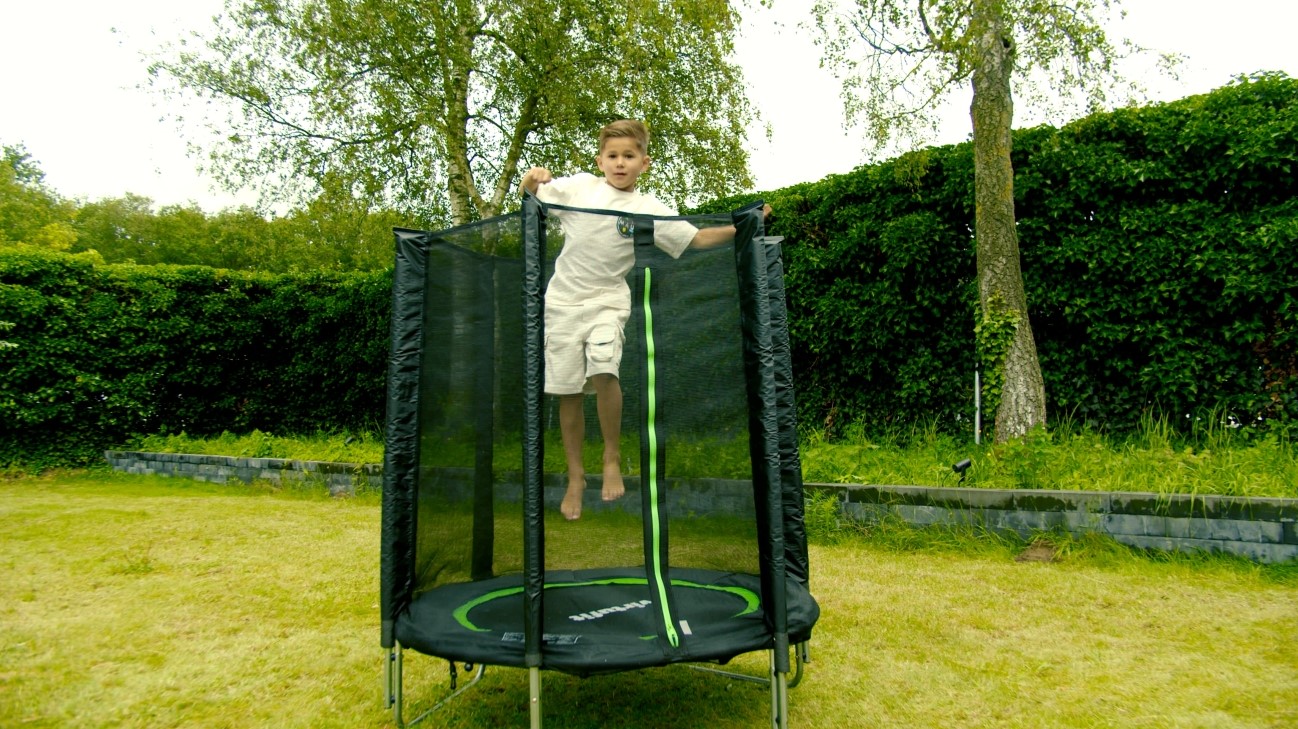 Trampolino Fitness Pieghevole VirtuFit 100cm Con Manico - Nero - Foto 8