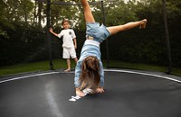 VirtuFit Premium Trampoline with Safety Net - Black - 305 cm-2