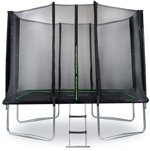 VirtuFit Rechthoekige Trampoline met Veiligheidsnet - Zwart - 183 x 274 cm 