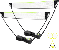 VirtuFit 2-in-1 Portable Badminton- en Tennisset - Inclusief koffer en rackets