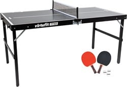VirtuFit Mini Tafeltennistafel TT160 - Met 2 Batjes en 3 Ballen