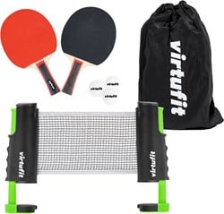 VirtuFit Verstelbare Tafeltennisset - Met batjes en 3 ballen