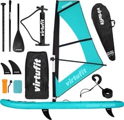 Virtufit Supboard Surfer 305 - Turquoise - Includes Windsail and accessories