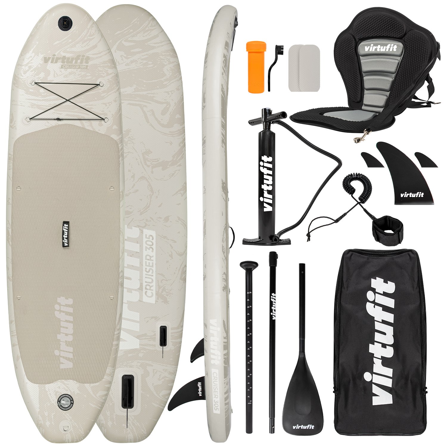 VirtuFit Supboard Cruiser 305 - Sand Beige | Fitnessbenelux.nl