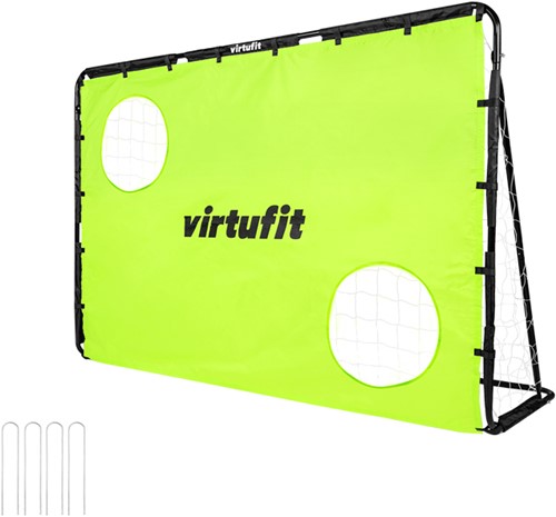 VirtuFit Voetbaldoel - Voetbal Goal - 120 x 80 cm met doelwand