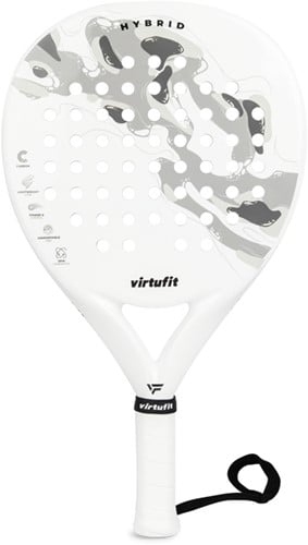 VirtuFit Hybrid Padel Racket - Wit - Grijs-2