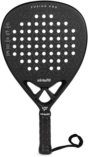 VirtuFit Fusion Pro Padel Racket - Zwart - Silver-2